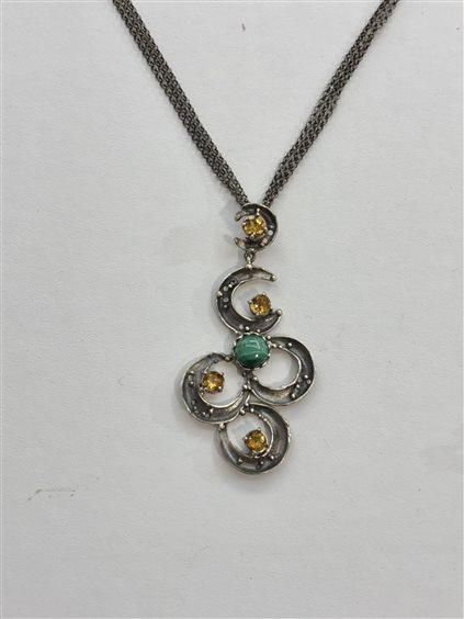 Collana Argento Raro Donna in Argento Malachite ARGRA10 - ARGRA10